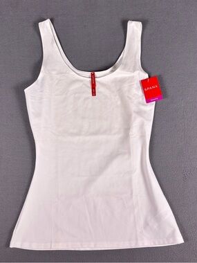NWT Women’s Spanx Hollywood Opaque Tank 10318R Size XL White Shape Wear